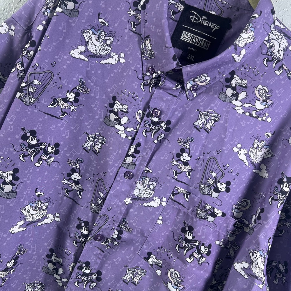 RSVLTS Disney 100 Shirt Limited Edition Mens Mickey Dancing Tunes 2XL Roosevelt